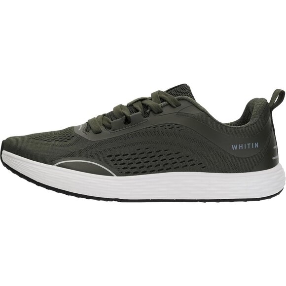 Men's Green Zero Drop Wide Toe Box Running Soft Mesh Shoes - Picture 3 of 7